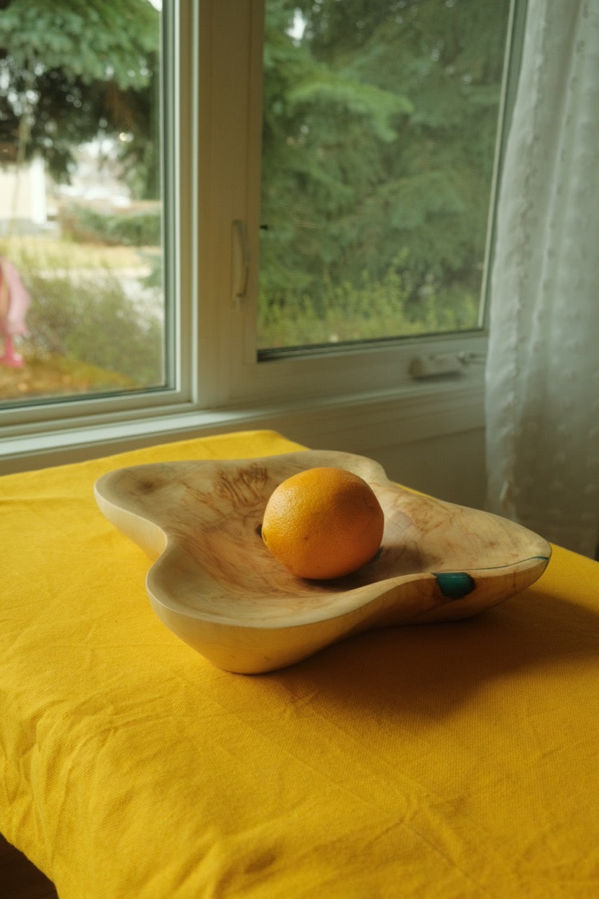 Reclaimed Maple Fruit bowl