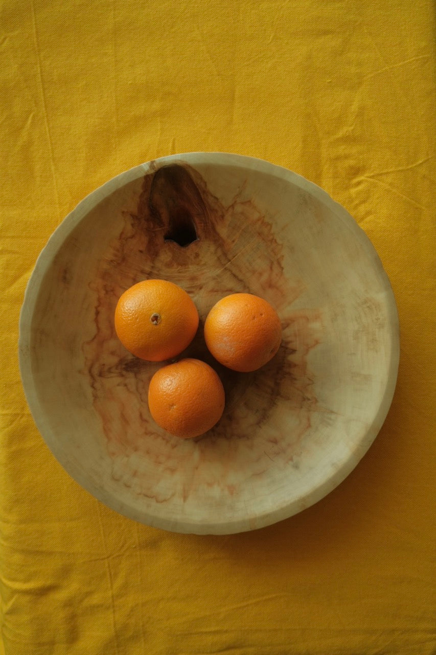 Reclaimed Maple Fruit bowl Round