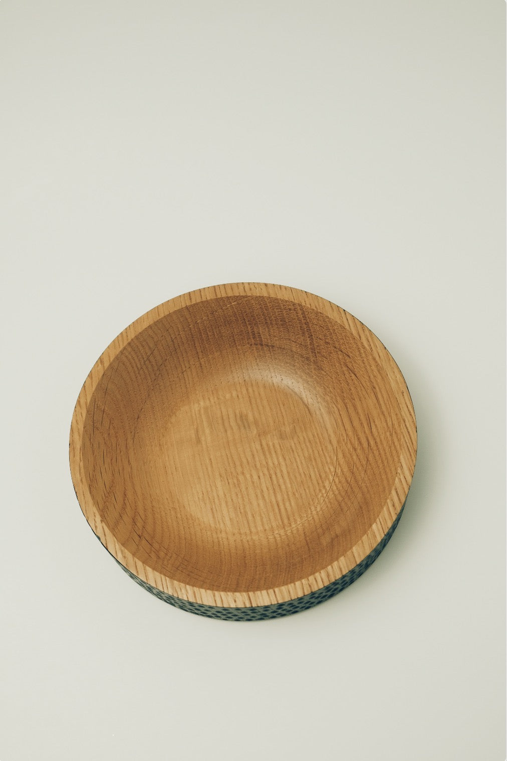 White Oak Textured Bowl - 1