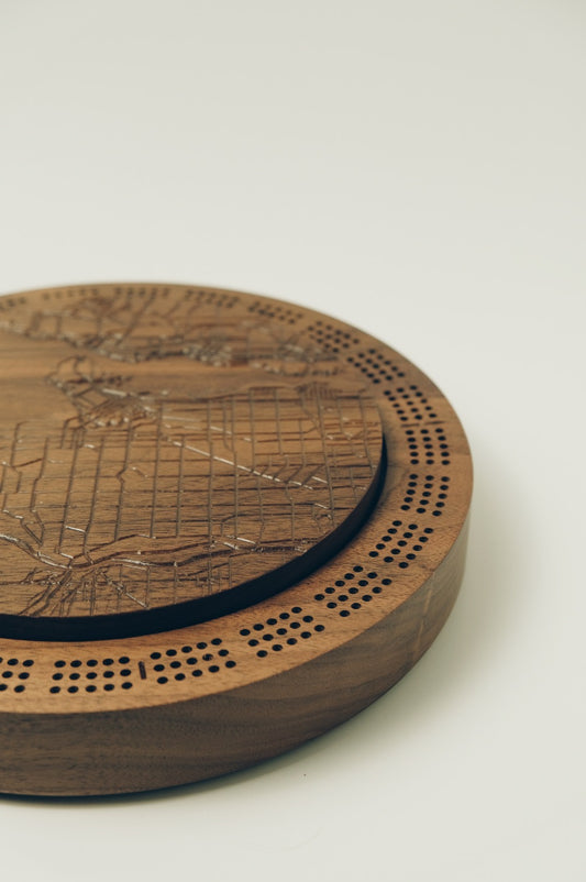 Vancouver YVR Cribbage Board