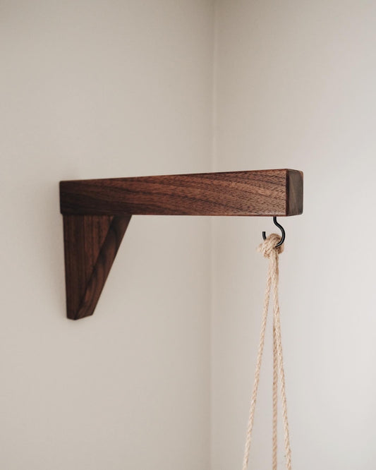 Walnut Plant Hanger