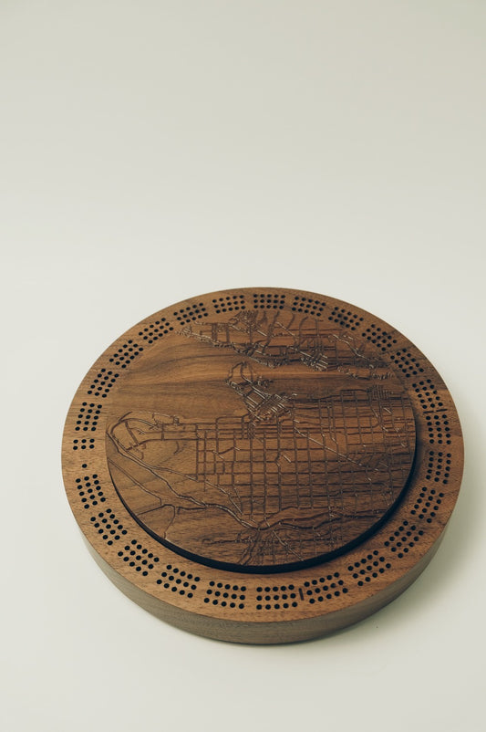Vancouver YVR Cribbage Board