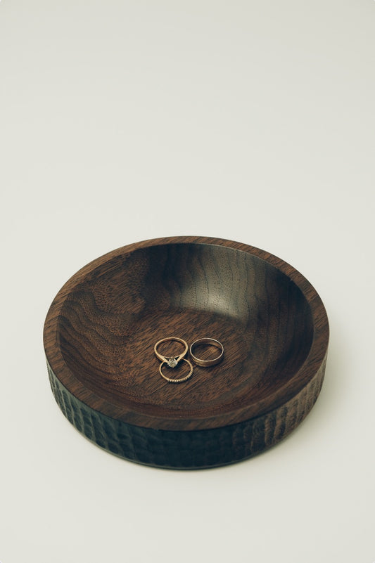 Walnut Textured Bowl