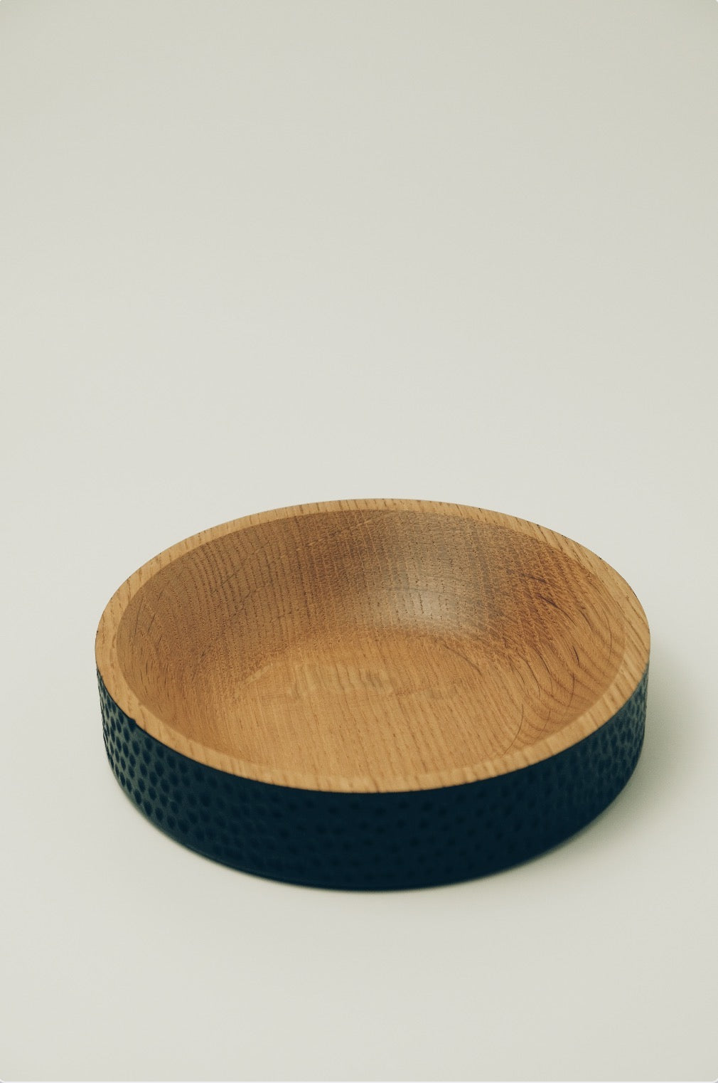 White Oak Textured Bowl - 1