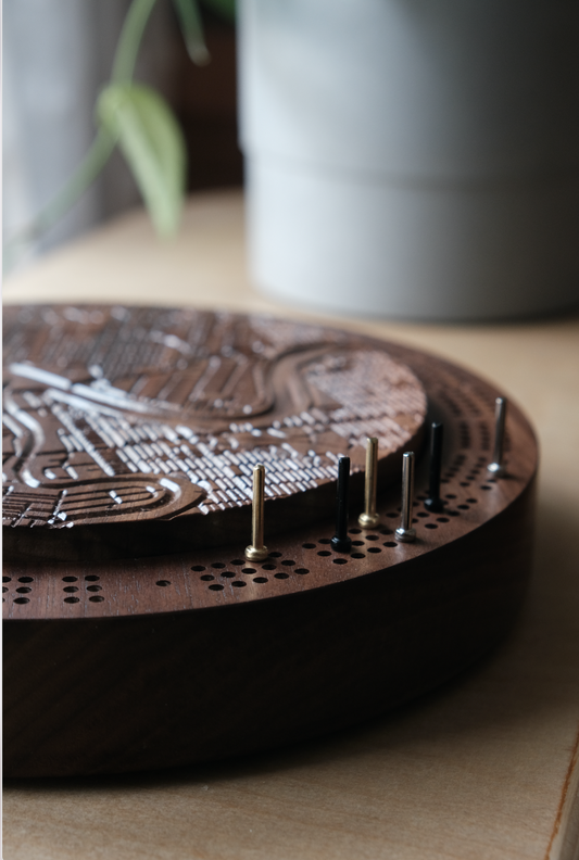 Winnipeg YWG Cribbage Board