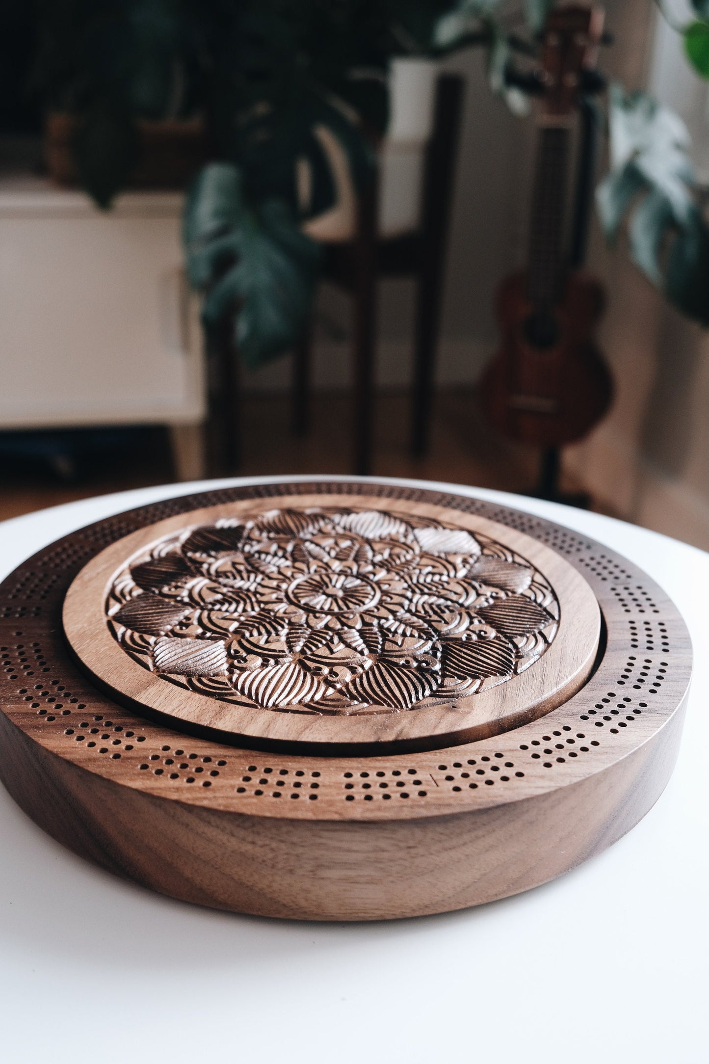 Mandala Cribbage Board