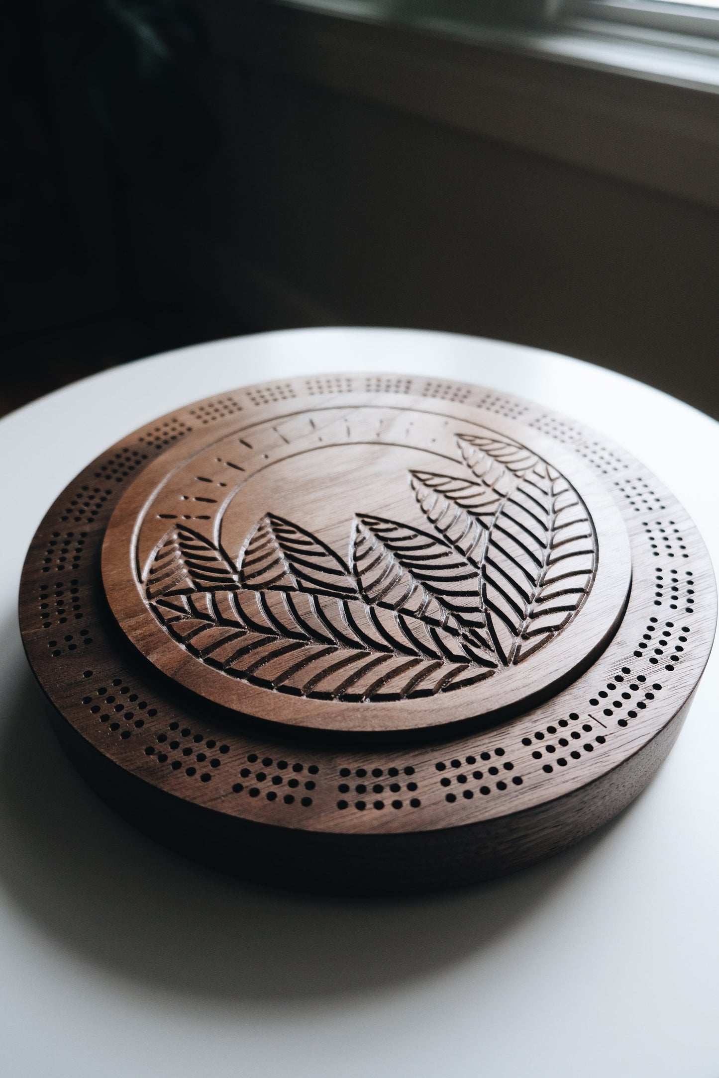 Plant Leaf Cribbage Board