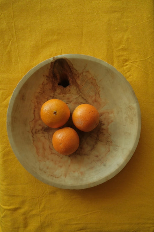 Reclaimed Maple Fruit bowl Round