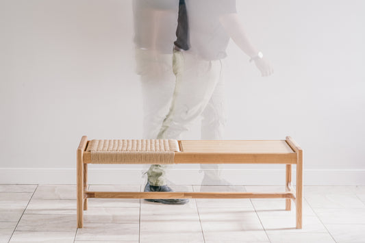 Build Plans, Danish Papercord bench front